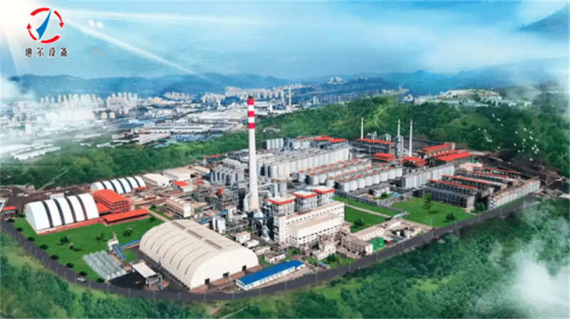 江西迪尔设备在重庆万州某氧化铝项目换热塔中的应用