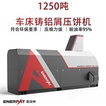 1250噸車床鑄鋁屑壓餅機