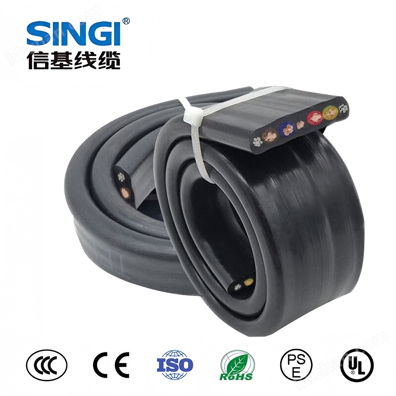 (H)05VE7A7VH6-F 歐標(biāo)電梯控制扁電纜