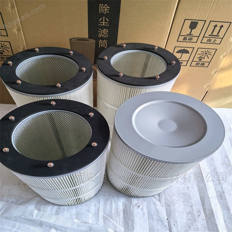 鋼廠除塵器東麗六螺桿連接除塵濾筒325*600