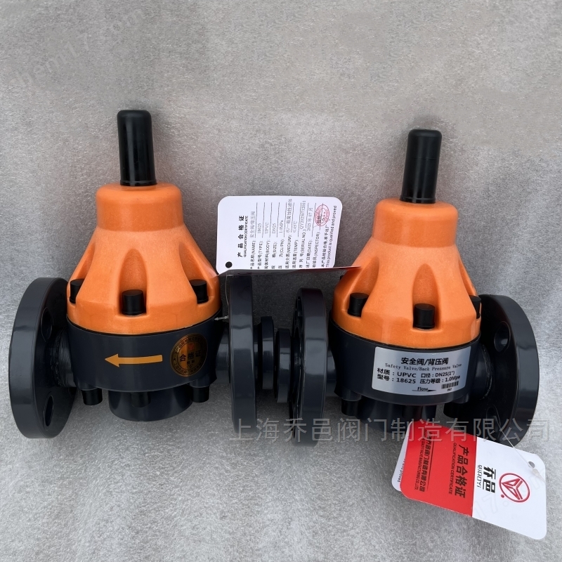 18625法兰安全阀/背压阀 PPH法兰安全阀/背压阀18615-F