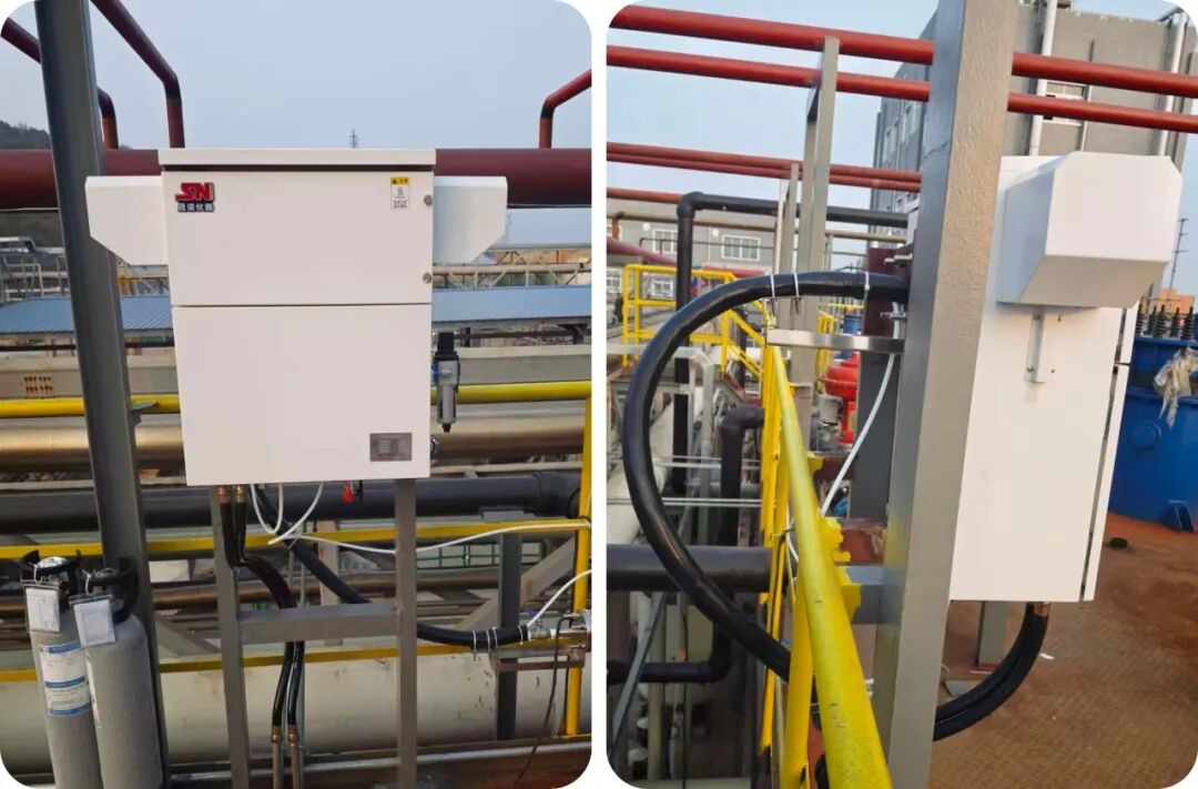 晟诺仪器氯化氢在线监测系统在湖南福邦新材料厂安装调试完成