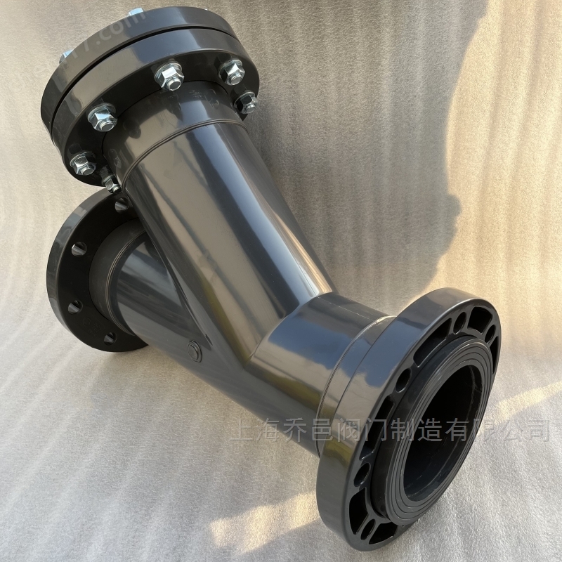 UPVC法兰Y型过滤器