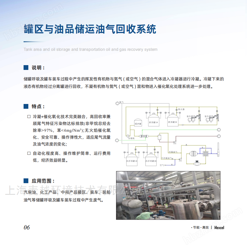 罐区与油品储运 废气冷凝回收工艺 VOC治理