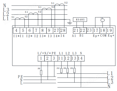 UL认证液晶显示0.5级精度用电计量模块